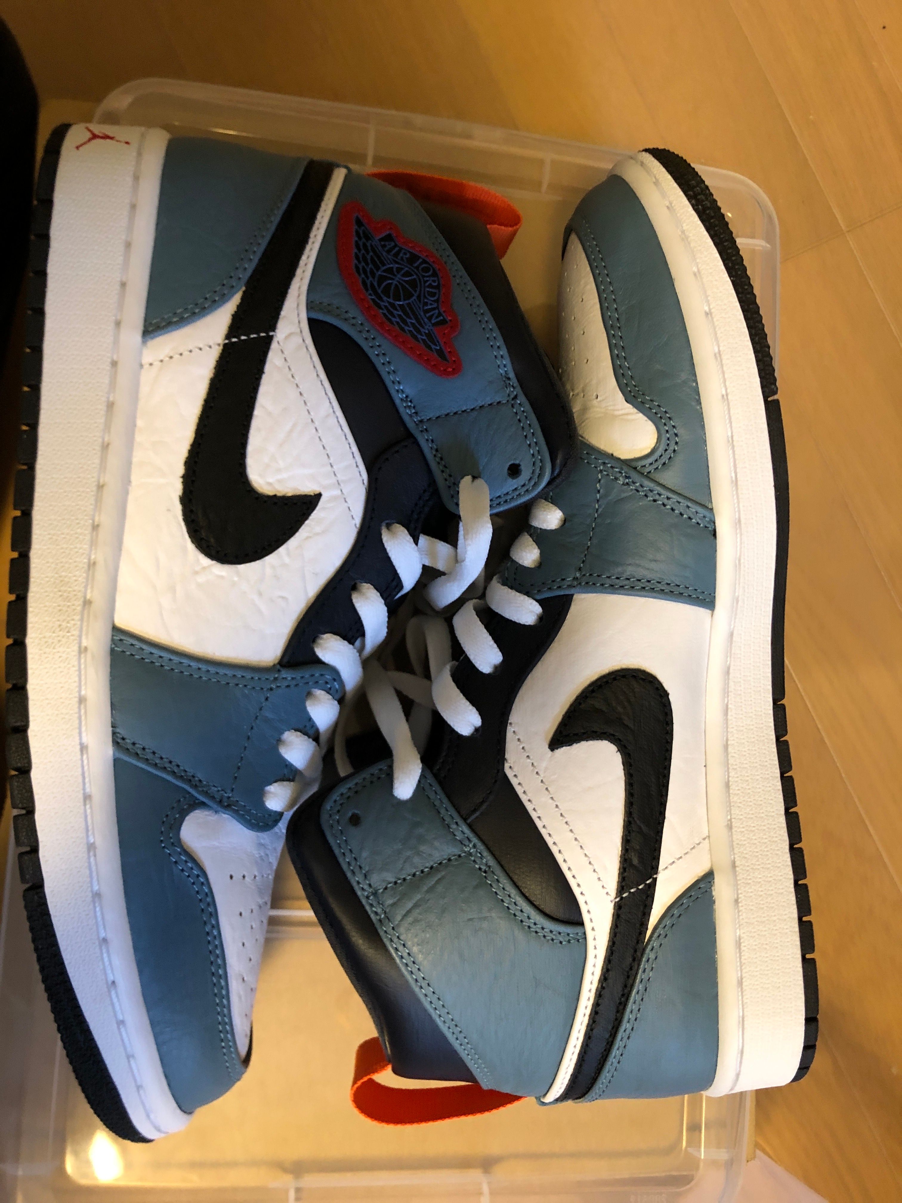 FACETASM × Nike Air Jordan 1 Mid "White/Navy"