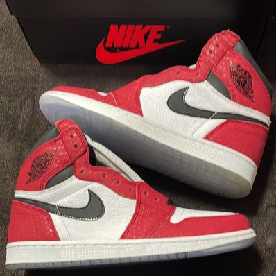 Spiderman × Nike Air Jordan 1 Origin Story "Gym Red/White/Photo Blue/Black"