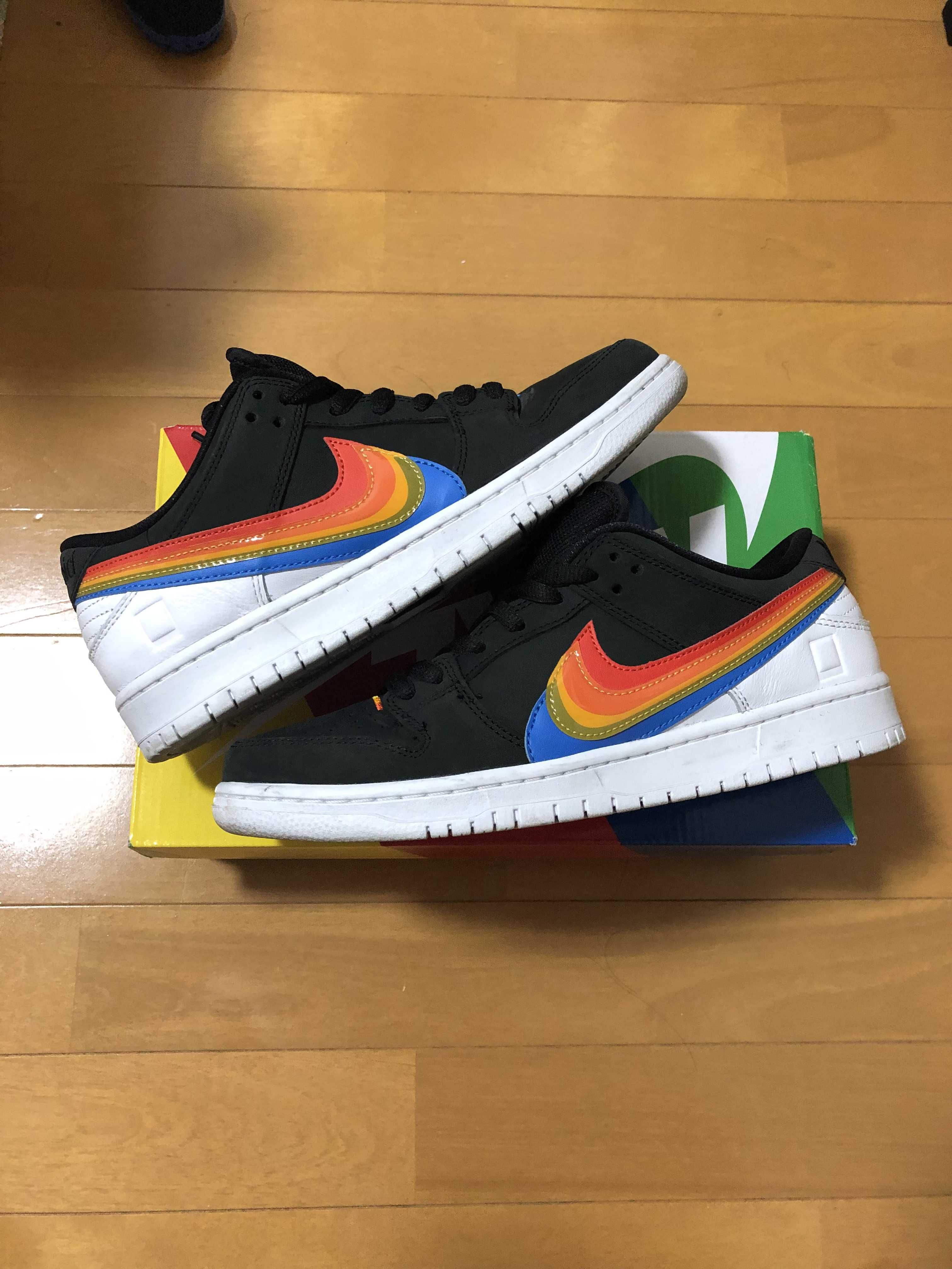 Polaroid × Nike SB Dunk Low Pro QS "Black/White"