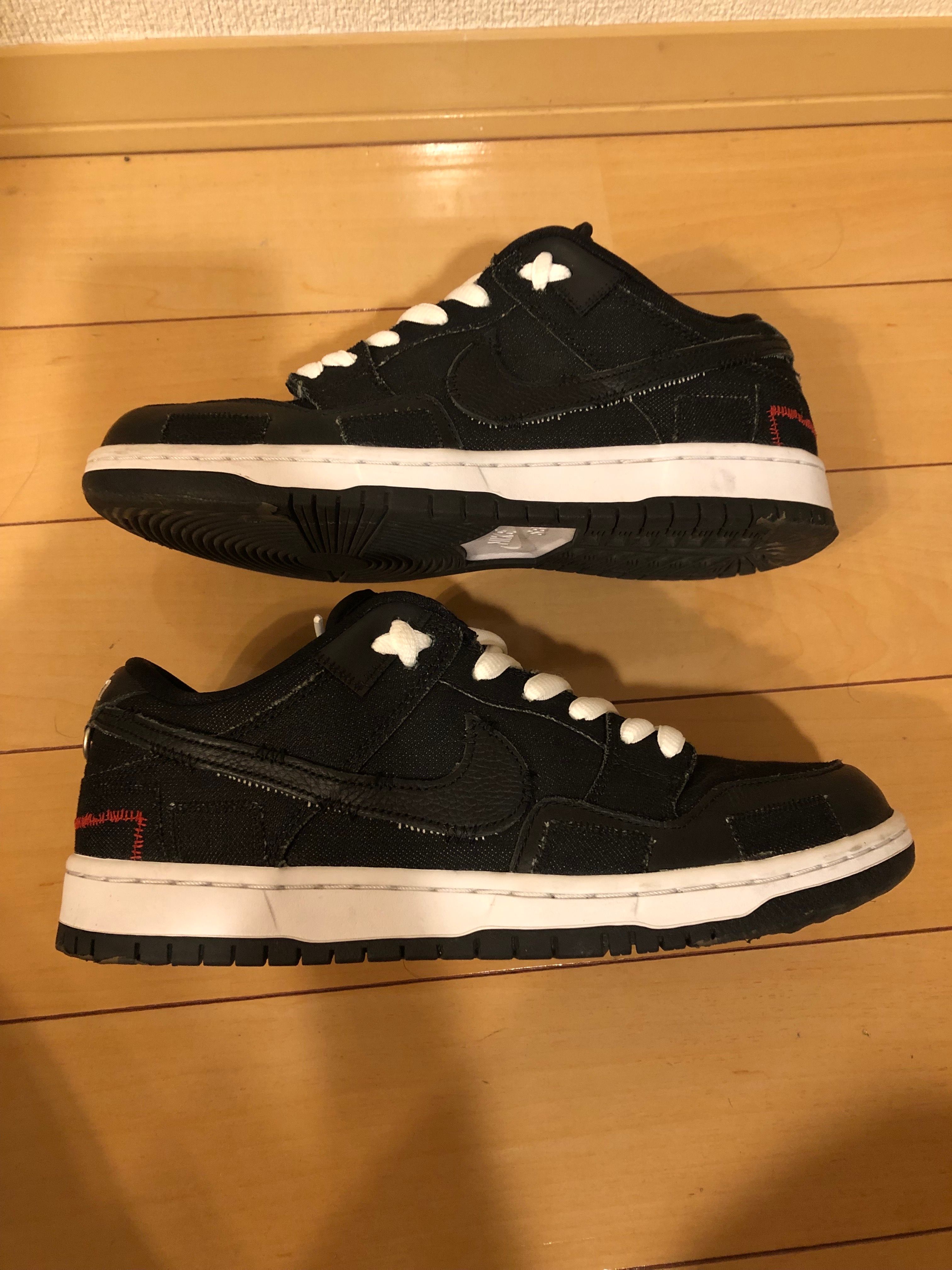 Wasted Youth × Nike SB Dunk Low "Black Denim" / VERDY