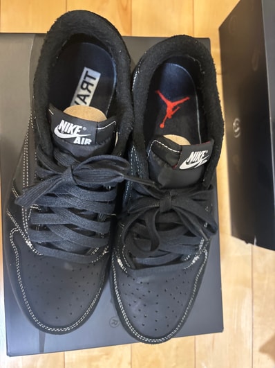 Travis Scott × Nike Air Jordan 1 Low OG SP "Black Phantom"