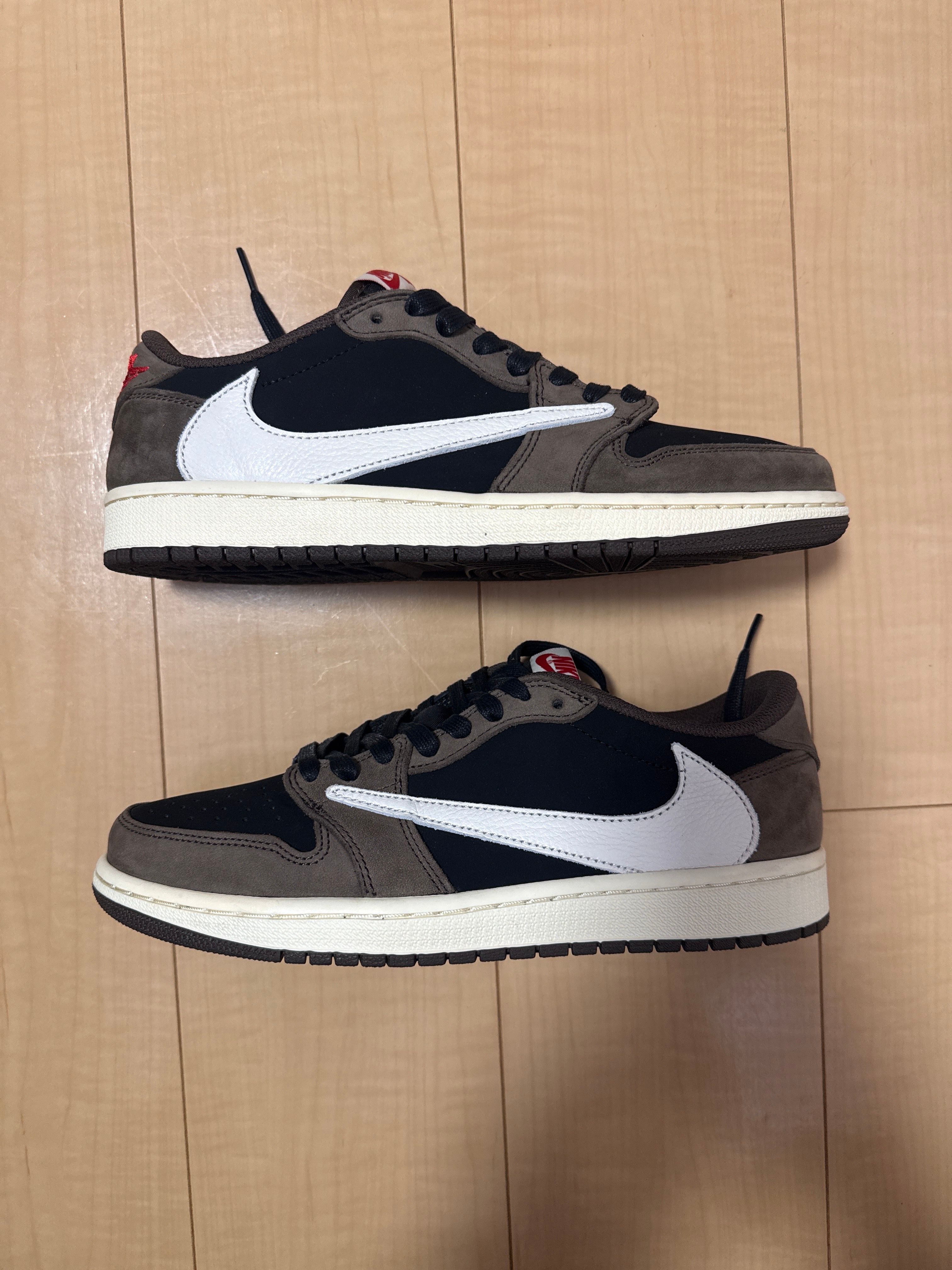 Travis Scott × Nike Air Jordan 1 Low OG SP-T "Black/Dark Mocha"