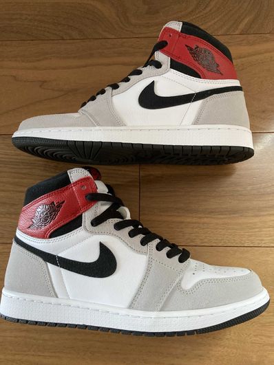 Nike Air Jordan 1 High OG "White/Black/Light Smoke Grey"