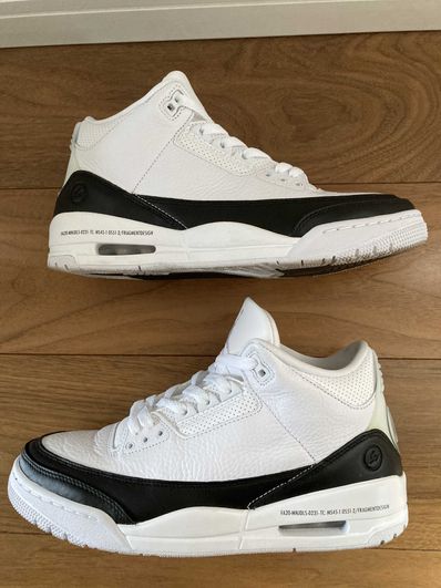 Fragment × Nike Air Jordan 3 "White/Black"