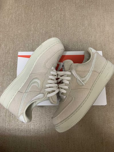 Stussy × Nike Air Force 1 Low "Fossil Stone"