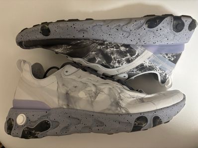 KENDRICK LAMAR×NIKE REACT ELEMENT 55 "PURE PLATINUM/CLEAR-WOLF GREY-BLACK"