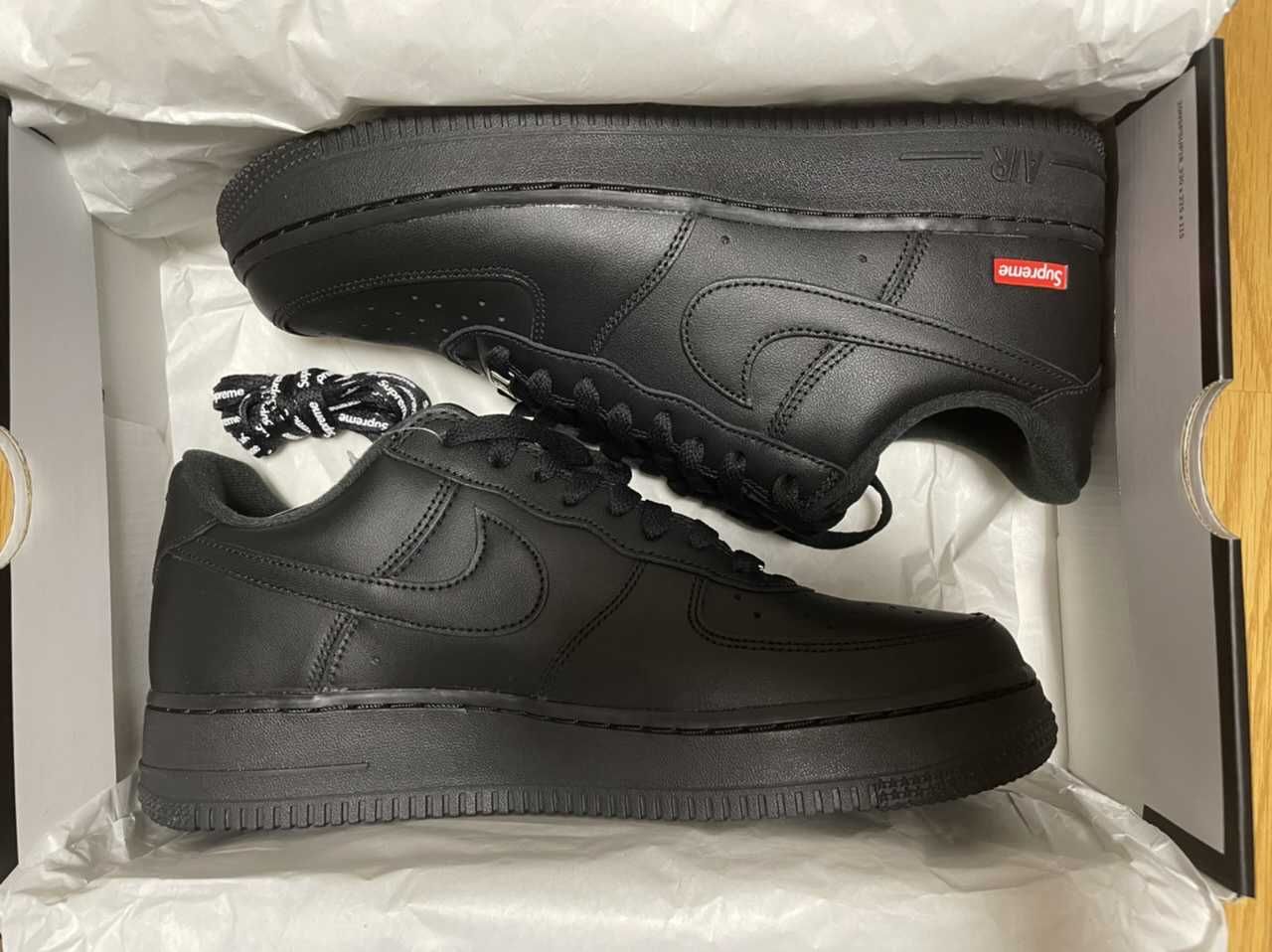 Supreme × Nike Air Force 1 Low "Black"