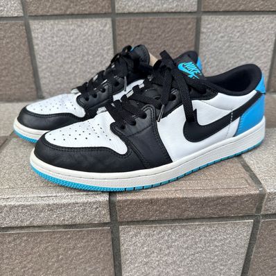 Nike Air Jordan 1 Low OG "Black and Dark Powder Blue/UNC"