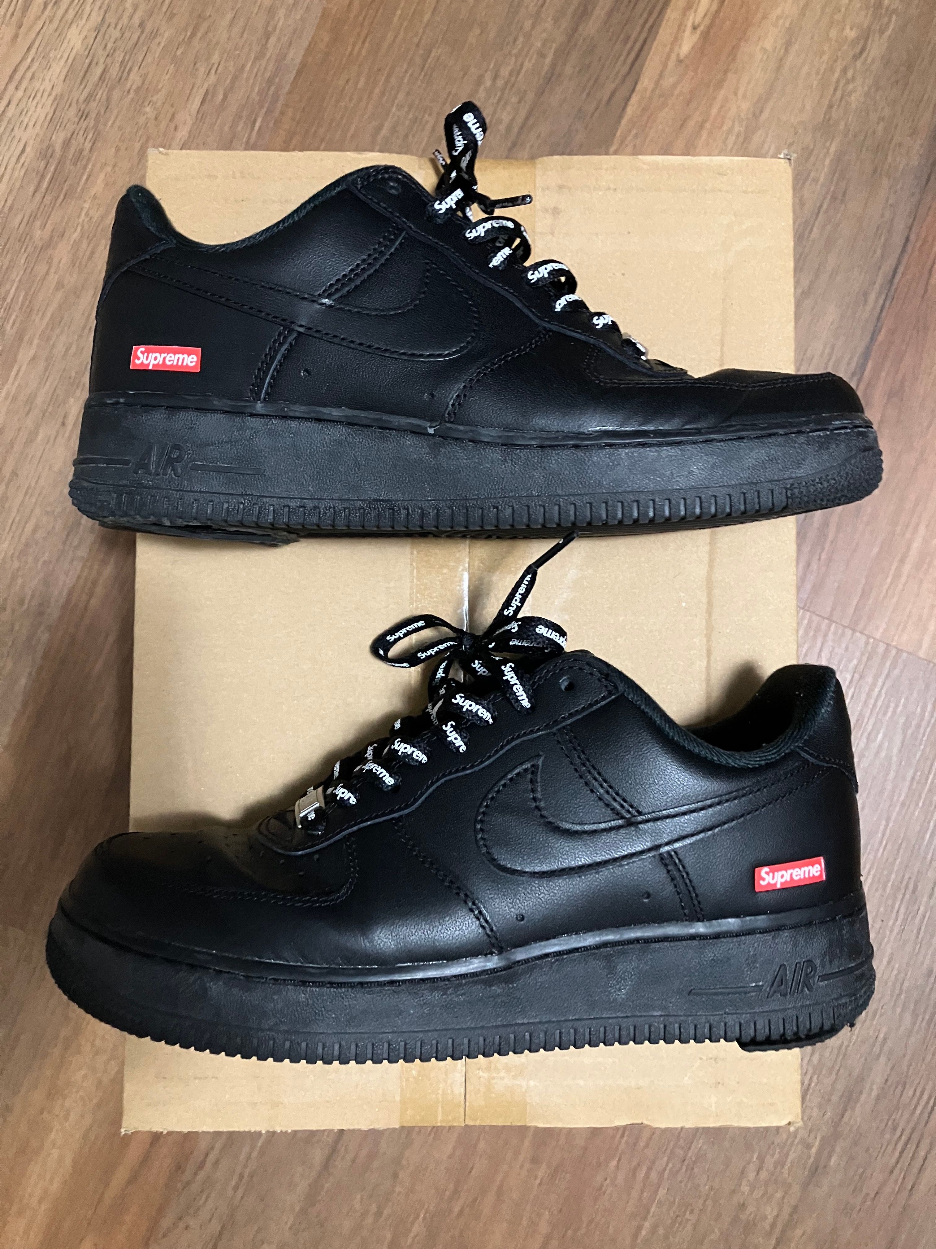 Supreme × Nike Air Force 1 Low "Black"