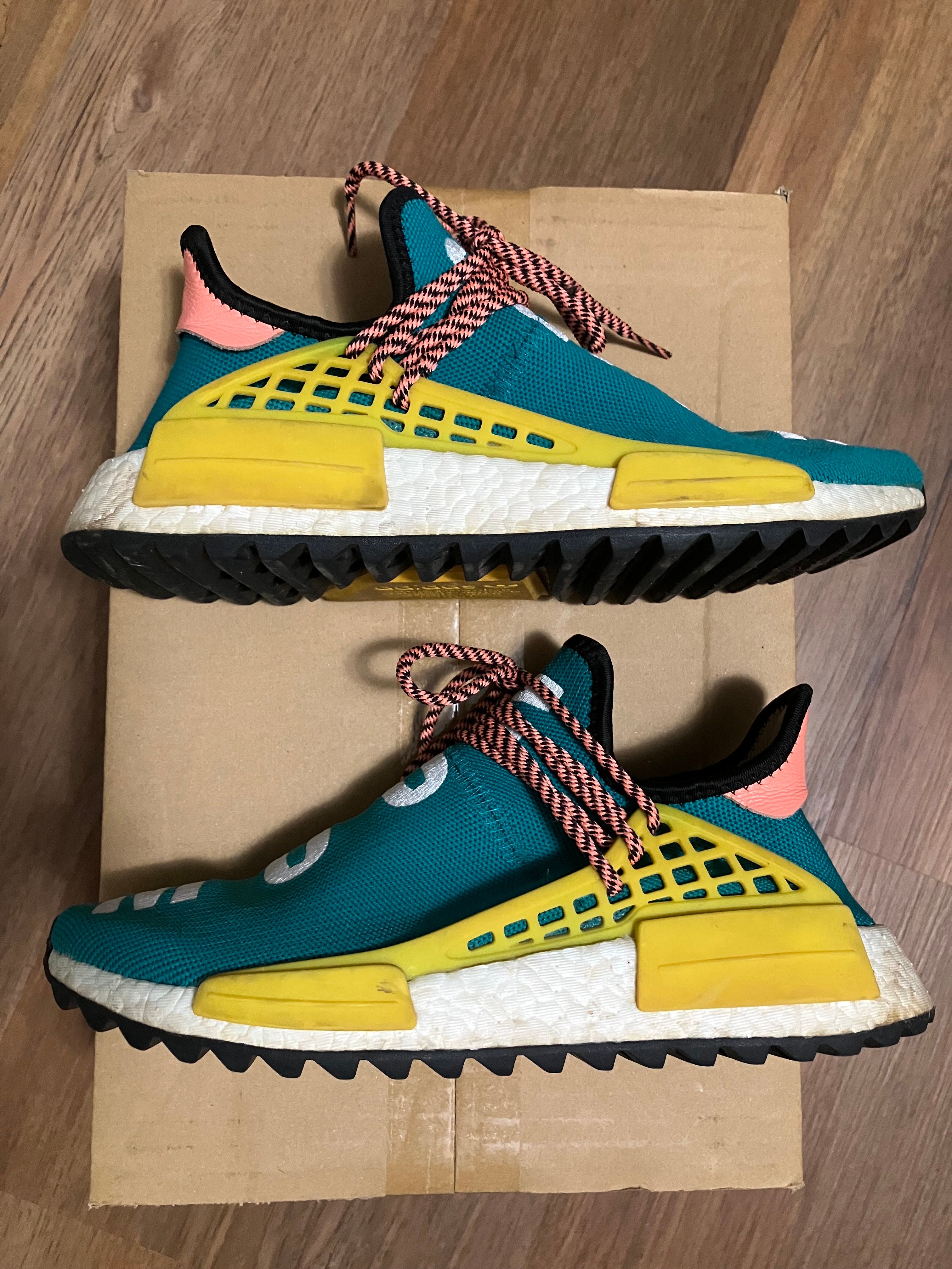 Pharrell Williams × adidas NMD Human Race Trail Hu "Clouds"