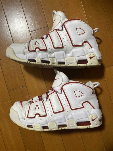 NIKE AIR MORE UPTEMPO "WHITE/VARSITY RED" (2021)