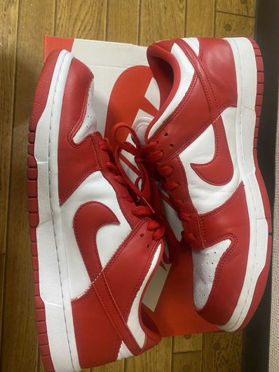 Nike Dunk Low SP "White and University Red"