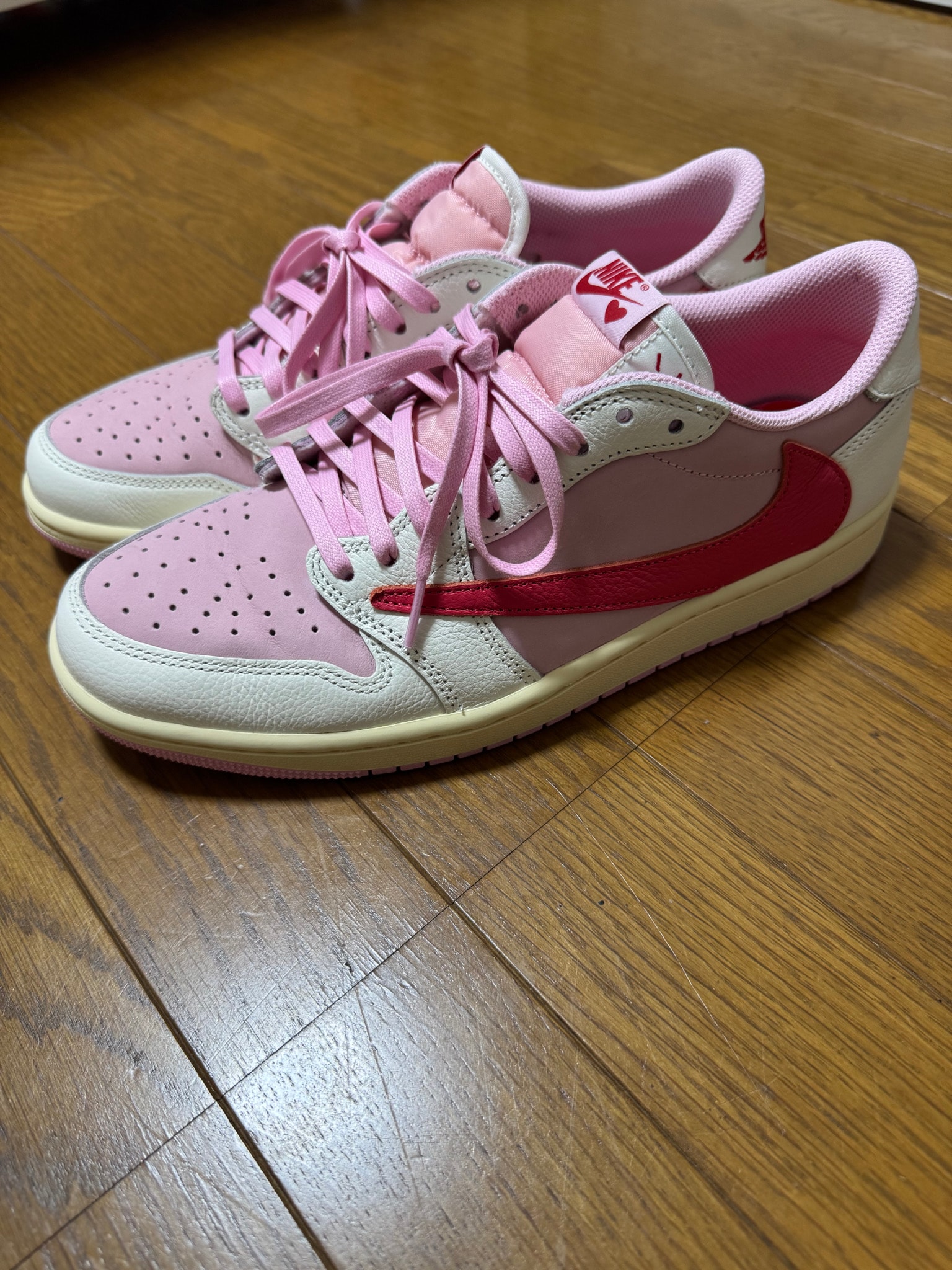 Travis Scott × Nike Air Jordan 1 Retro Low OG "Sail/Tropical Pink"