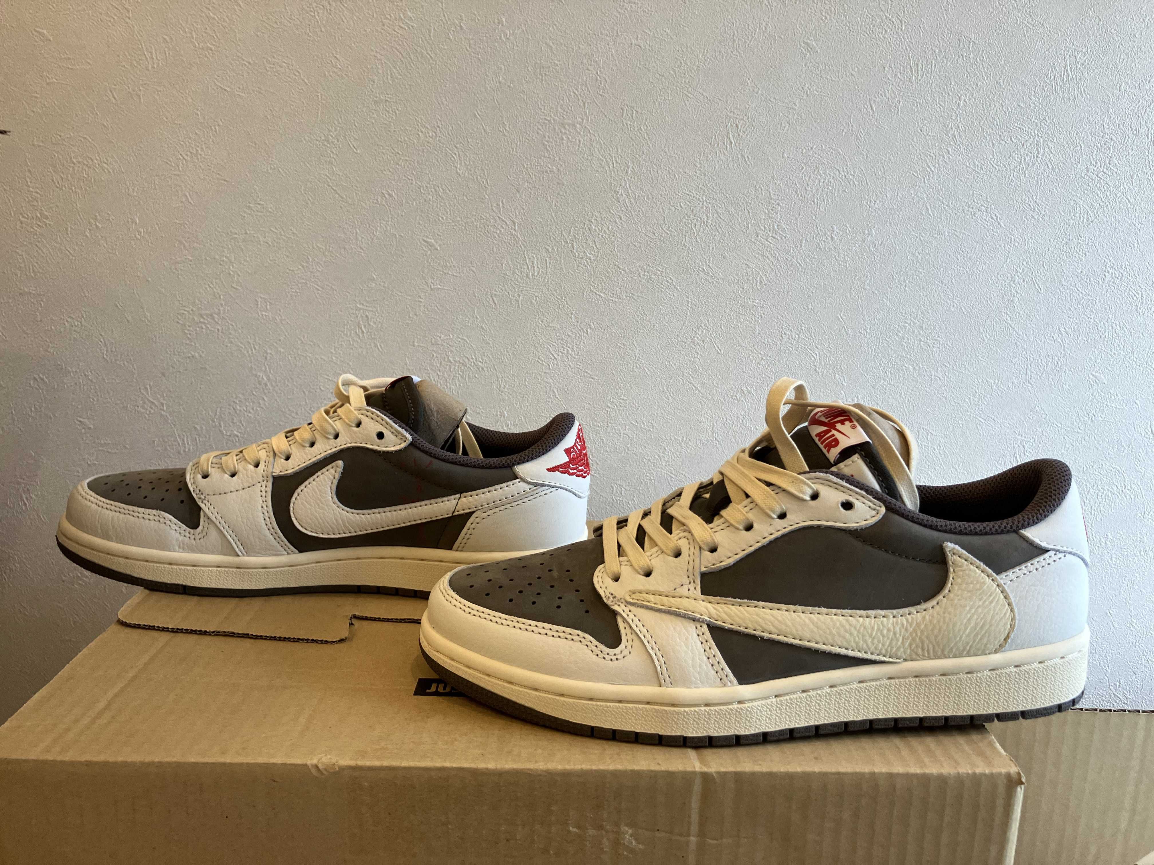 Travis Scott × Nike Air Jordan 1 Low OG SP "Reverse Mocha/Sail and Ridgerock"
