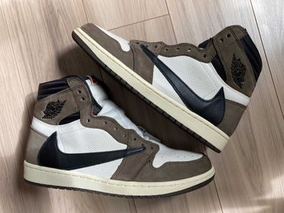 Travis Scott × Nike Air Jordan 1 Retro High OG TS SP "Sail/Dark Mocha"