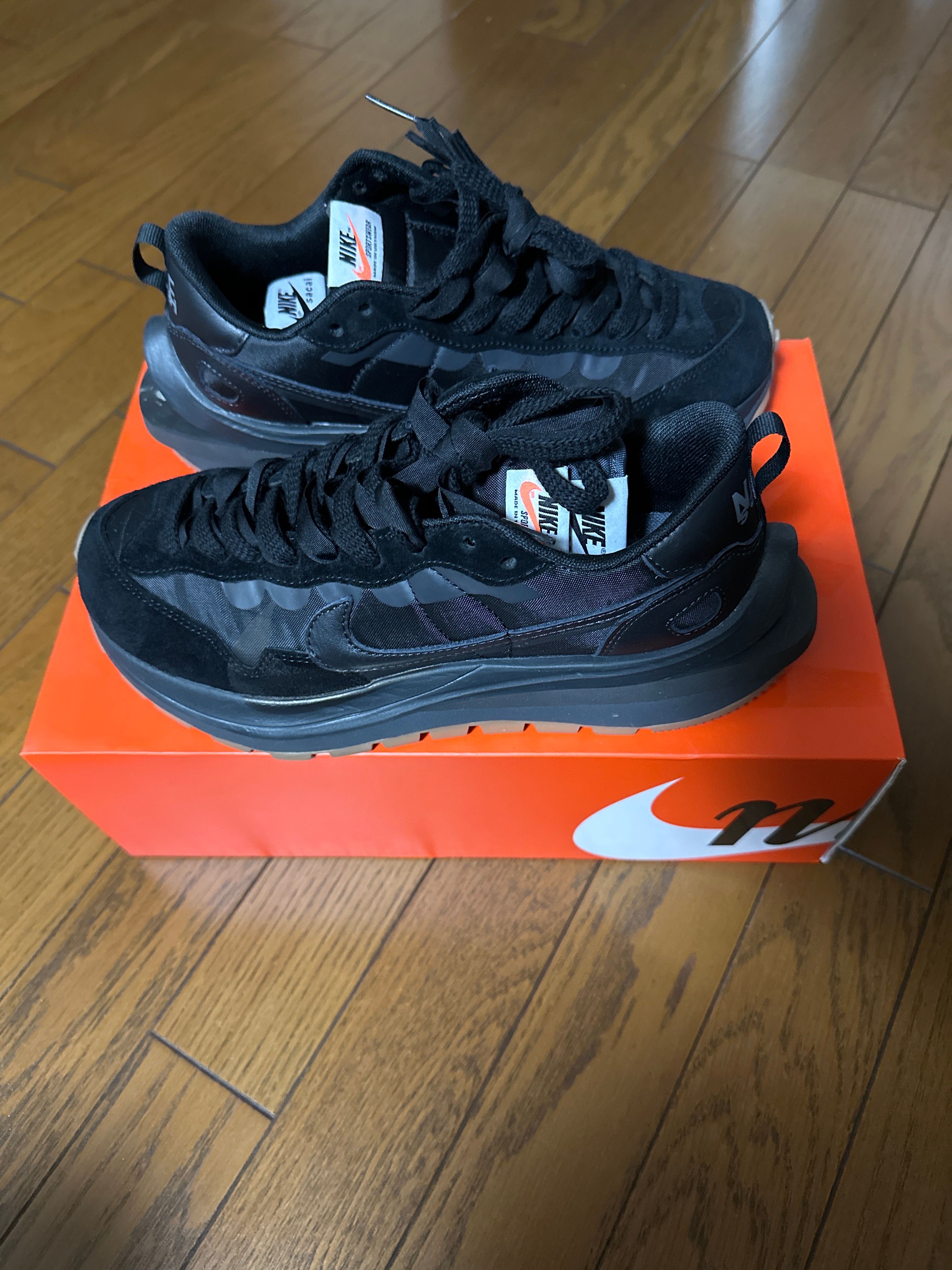 sacai × Nike VaporWaffle "Black Gum"