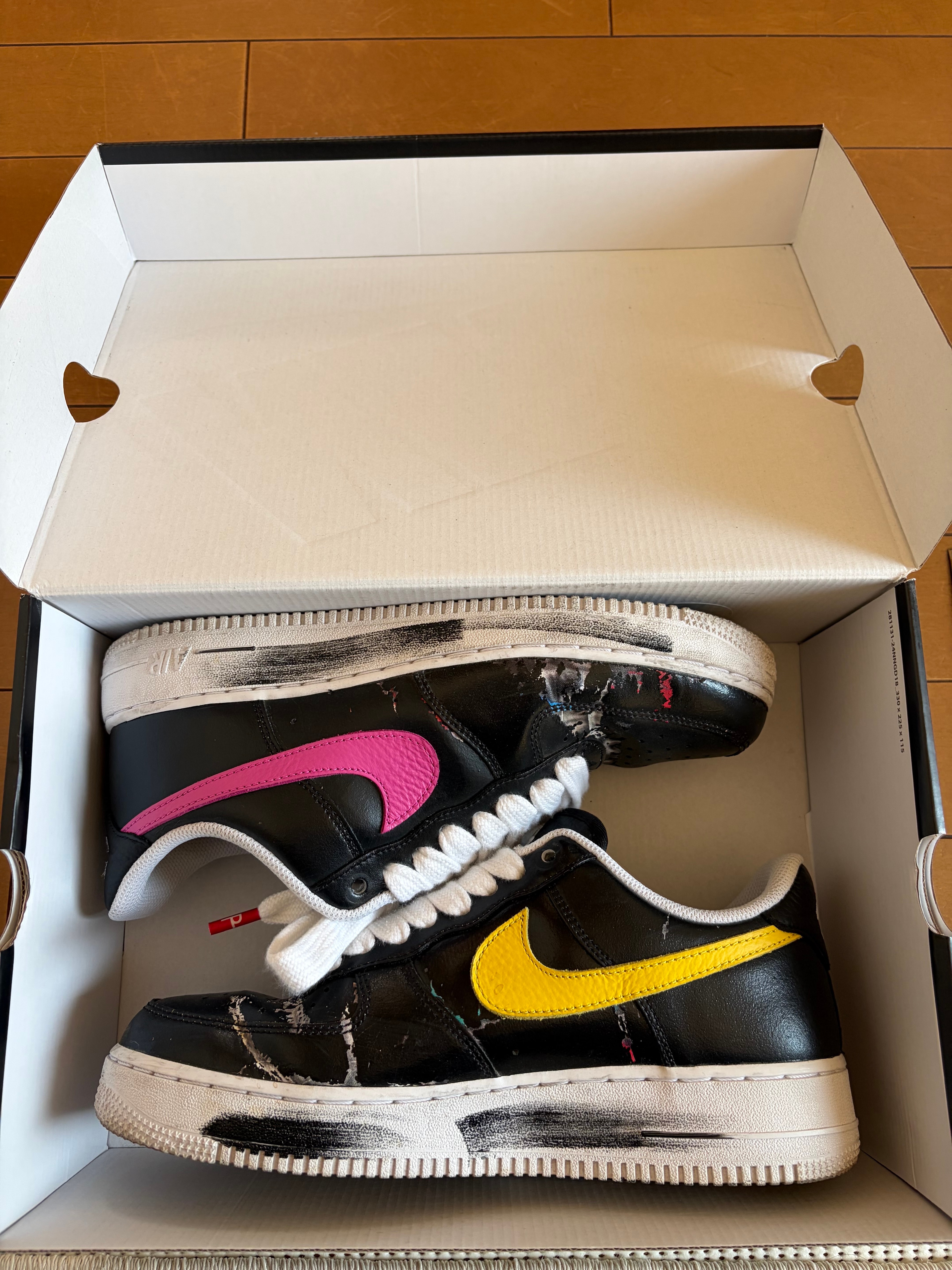 PEACEMINUSONE × Nike Air Force 1 Low '07 Para-Noise 3.0 "Black and Multi-Color" / G-DRAGON