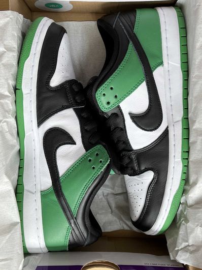 Nike SB Dunk Low Pro "Black and Classic Green"
