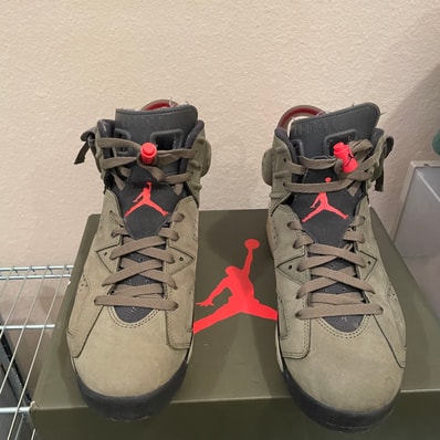 Travis Scott × Nike Air Jordan 6 Retro "Medium Olive"