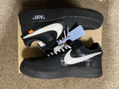 Off-White × Nike Air Force 1 Low "Black"