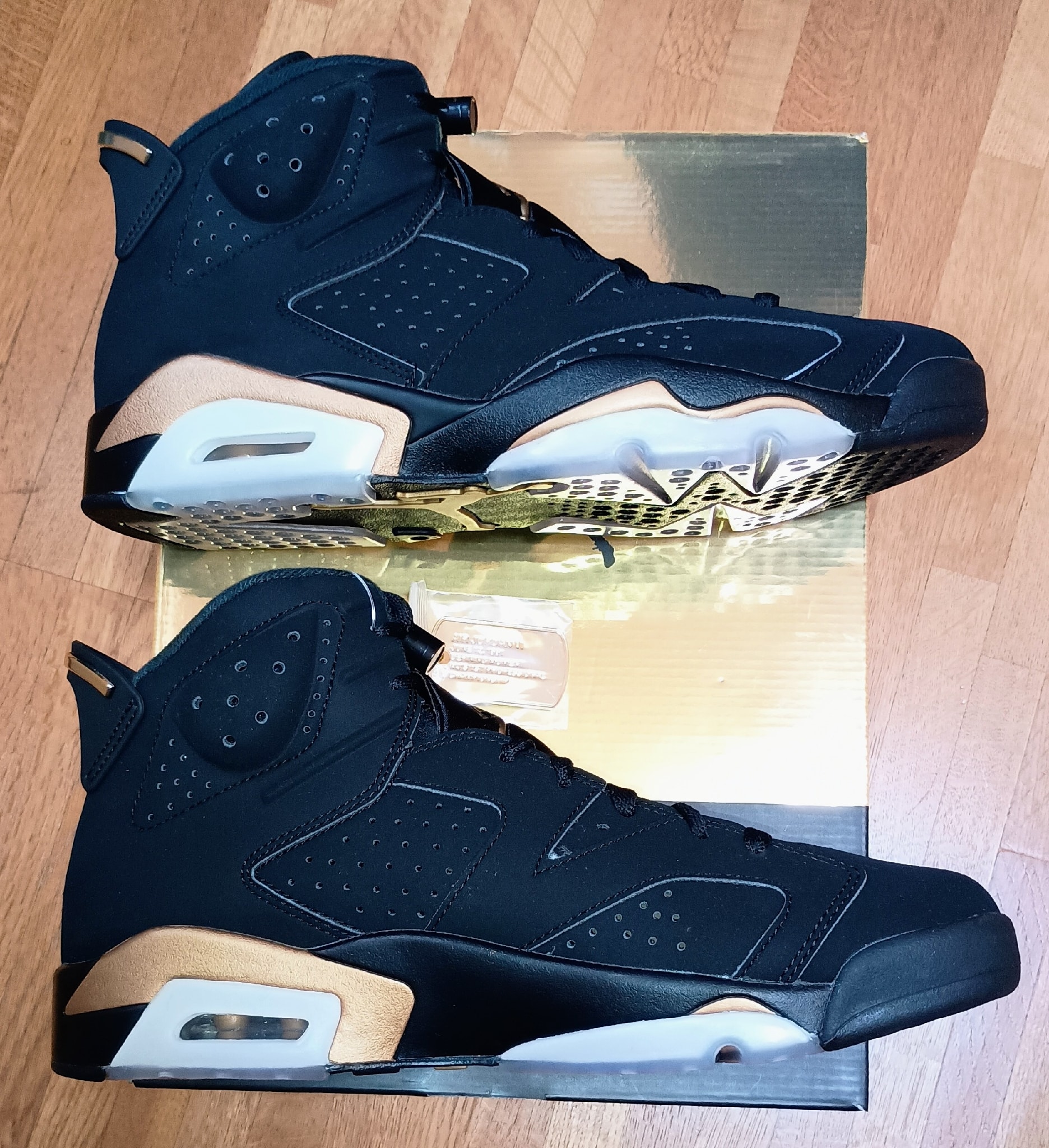 Nike Air Jordan 6 DMP "Black/Metallic Gold" (2020)  