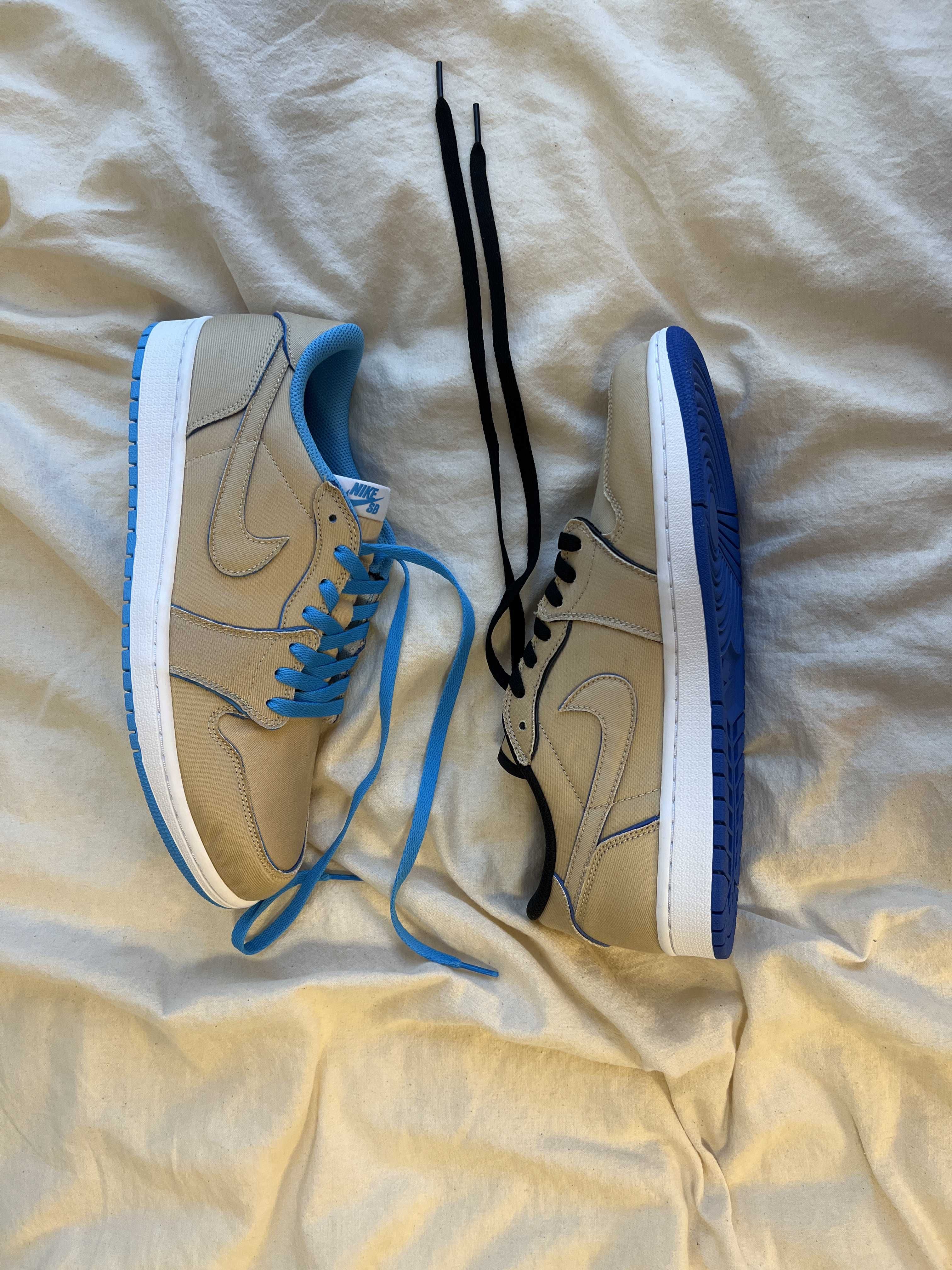 Nike SB Air Jordan 1 Low "Desert Ore/Royal Blue" 