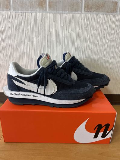 Fragment × sacai × Nike LD Waffle "Blackended Blue"