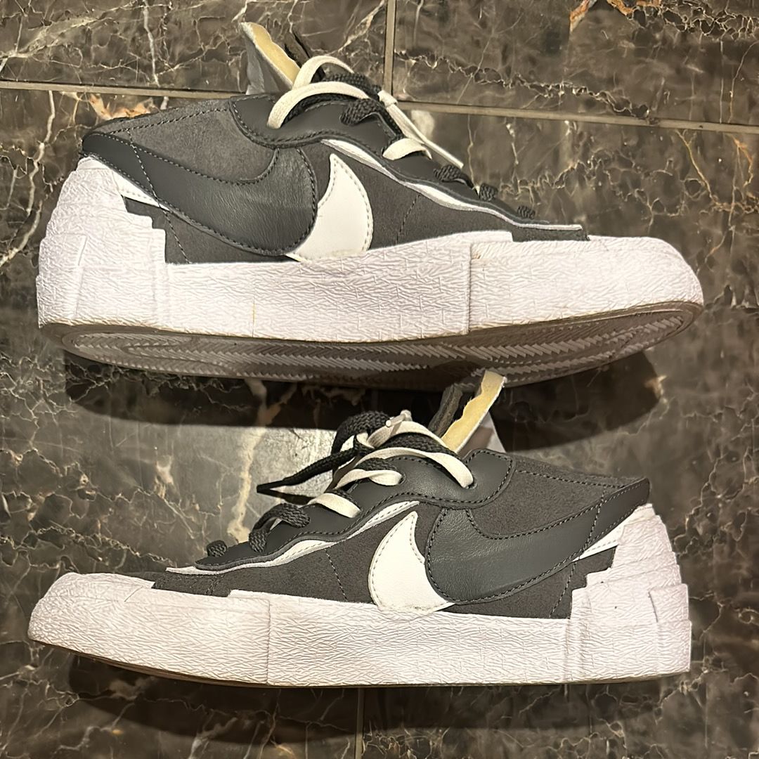 Sacai × Nike Blazer Low "Iron Grey"