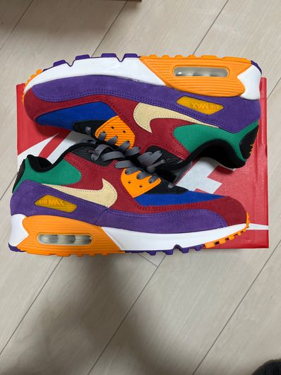 NIKE AIR MAX 90 "VIOTECH UNIVERSITYRED/PALE VANILLA/HYPER GRAPE"