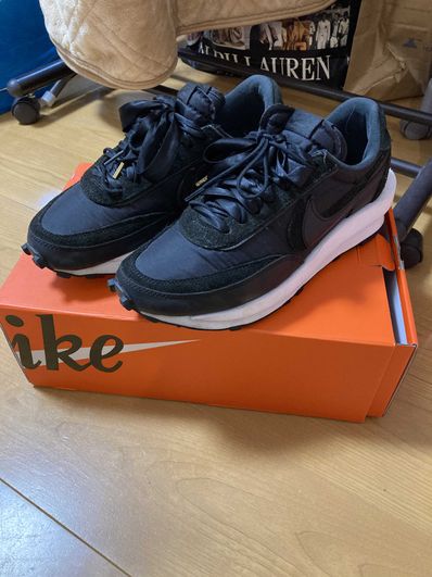 sacai × Nike LDV Waffle "Triple Black"