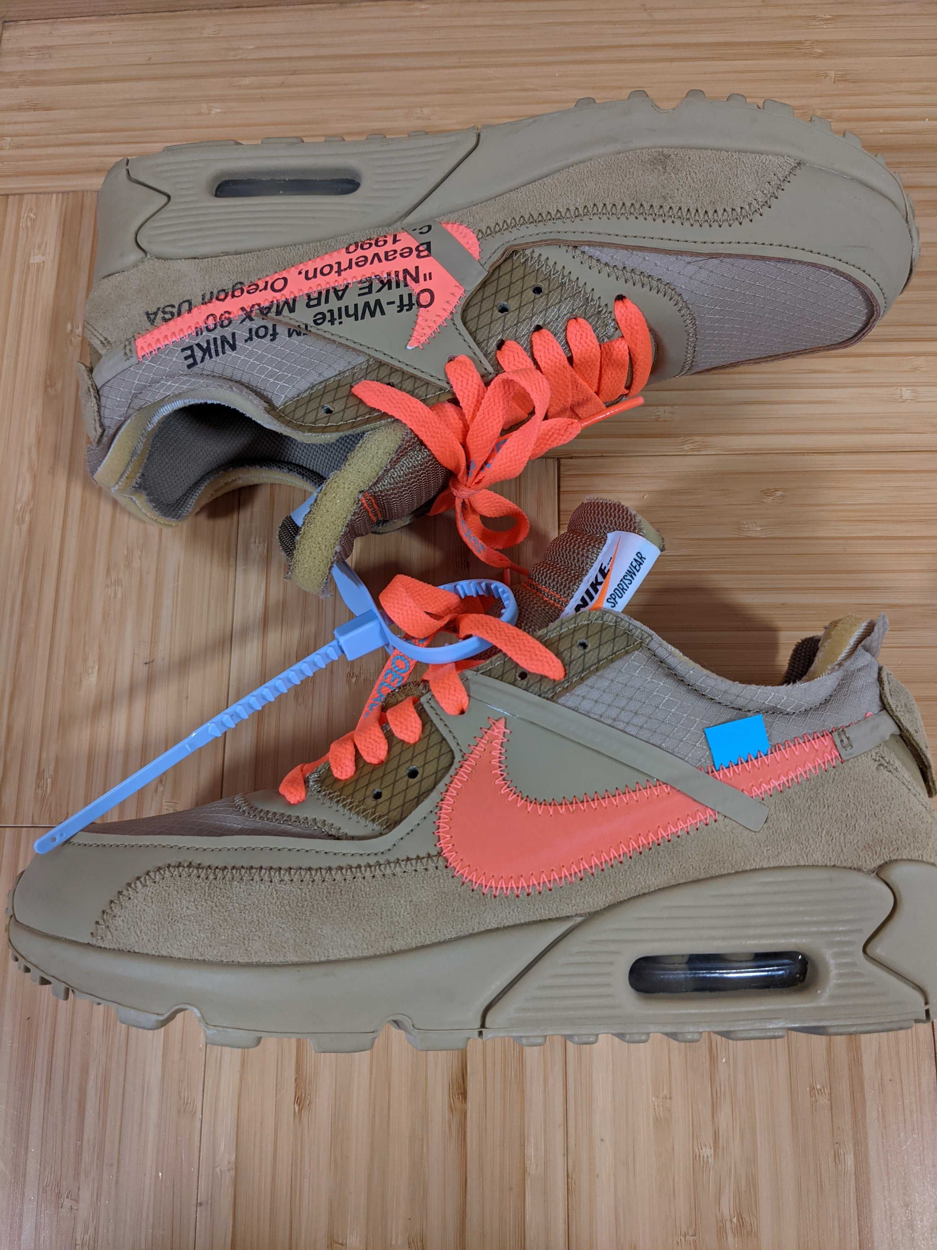 Off-White × Nike Air Max 90 "Desert Ore"