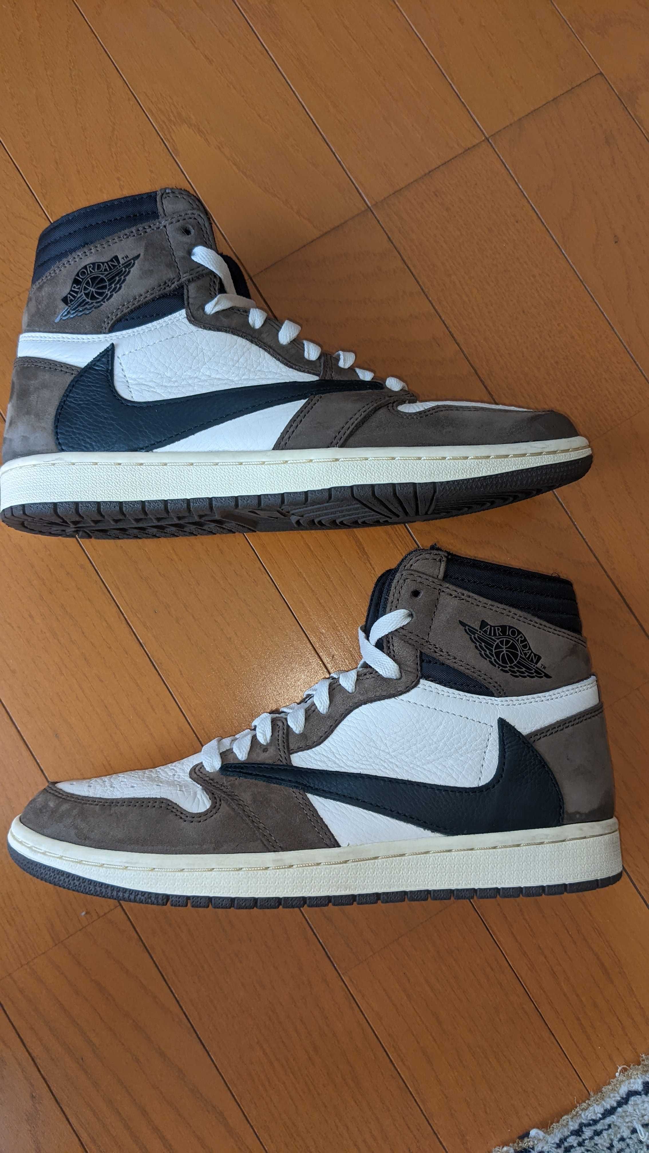 Travis Scott × Nike Air Jordan 1 Retro High OG TS SP "Sail/Dark Mocha"