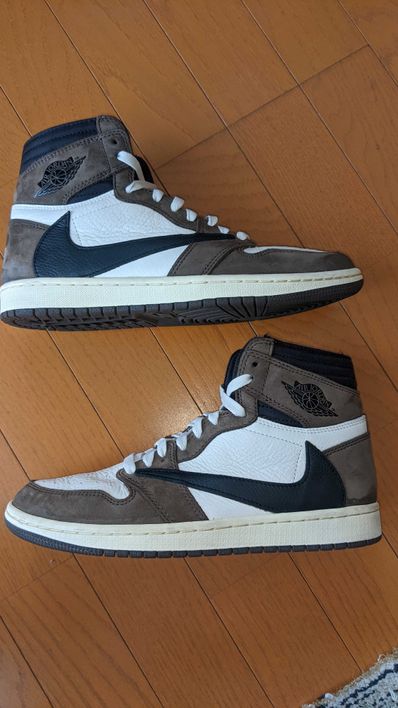 Travis Scott × Nike Air Jordan 1 Retro High OG TS SP "Sail/Dark Mocha"