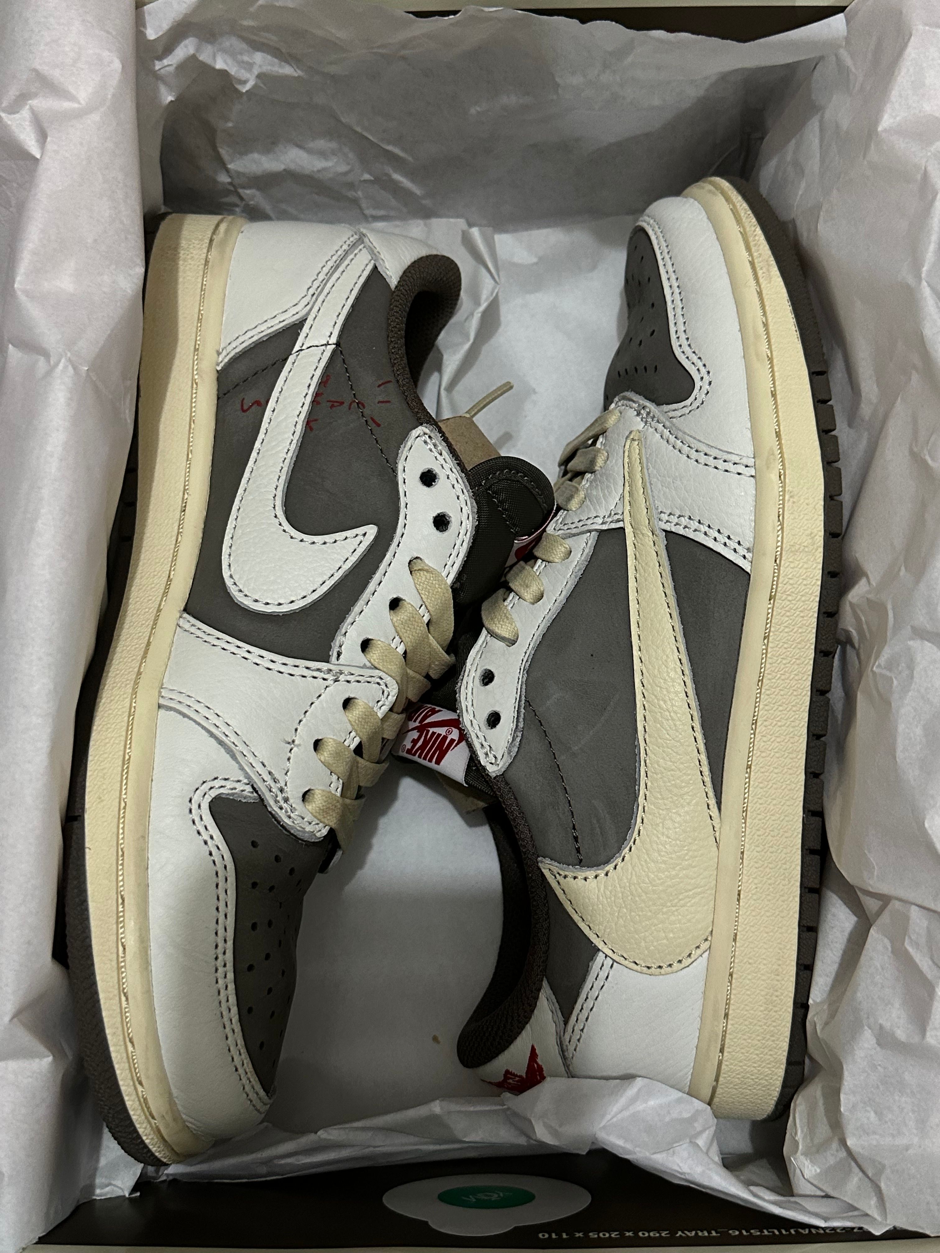 Travis Scott × Nike Air Jordan 1 Low OG SP "Reverse Mocha/Sail and Ridgerock"