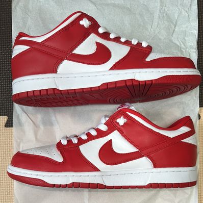 Nike Dunk Low SP "White and University Red"