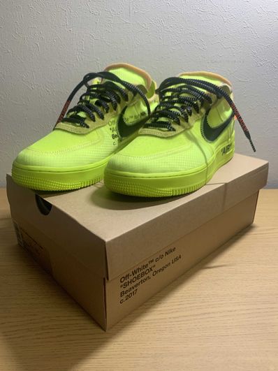 Off-White × Nike Air Force 1 Low "Volt"