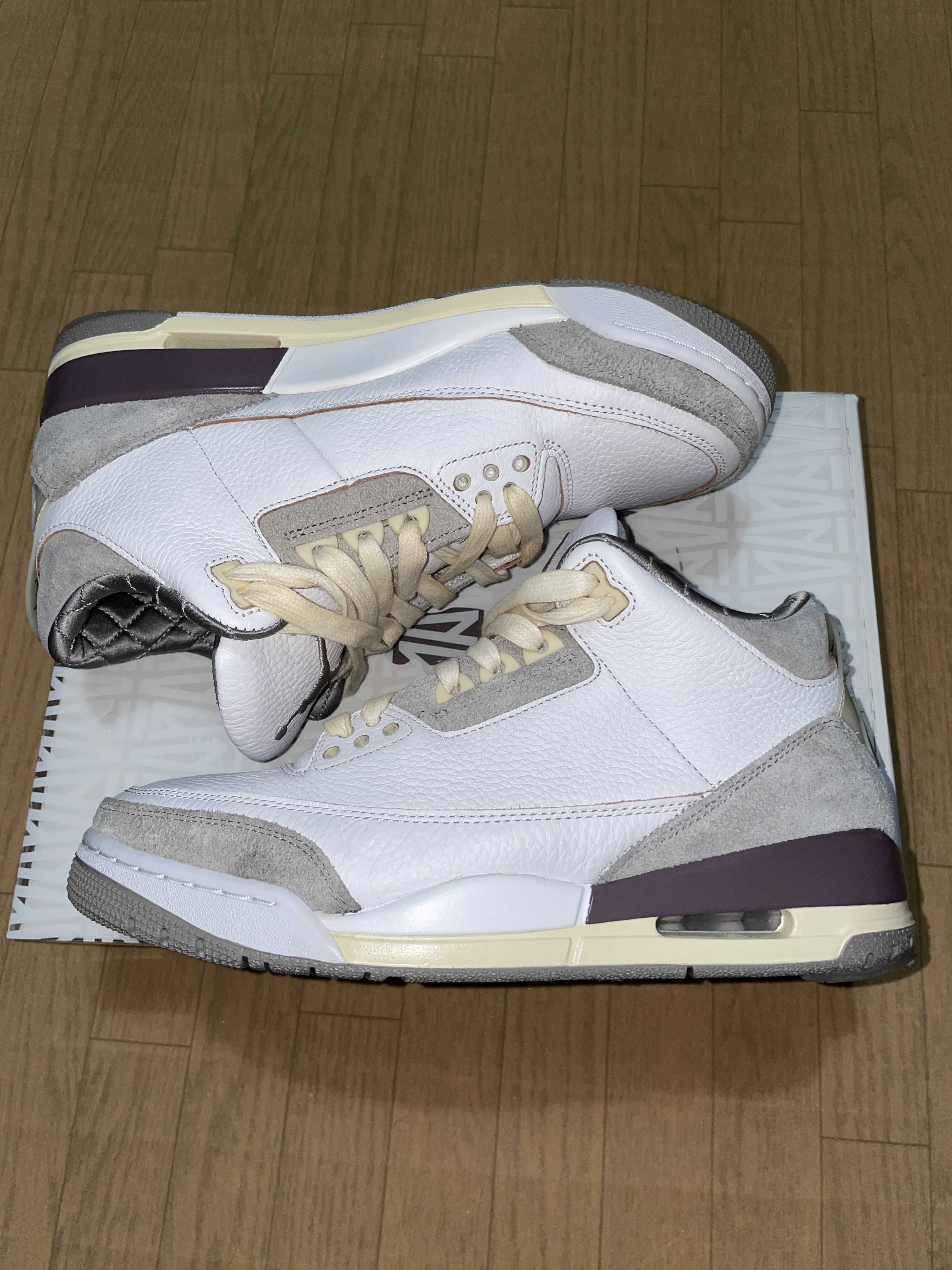 A Ma Maniere × Nike Women's Air Jordan 3 Retro SP "White/Medium Grey Violet Ore"