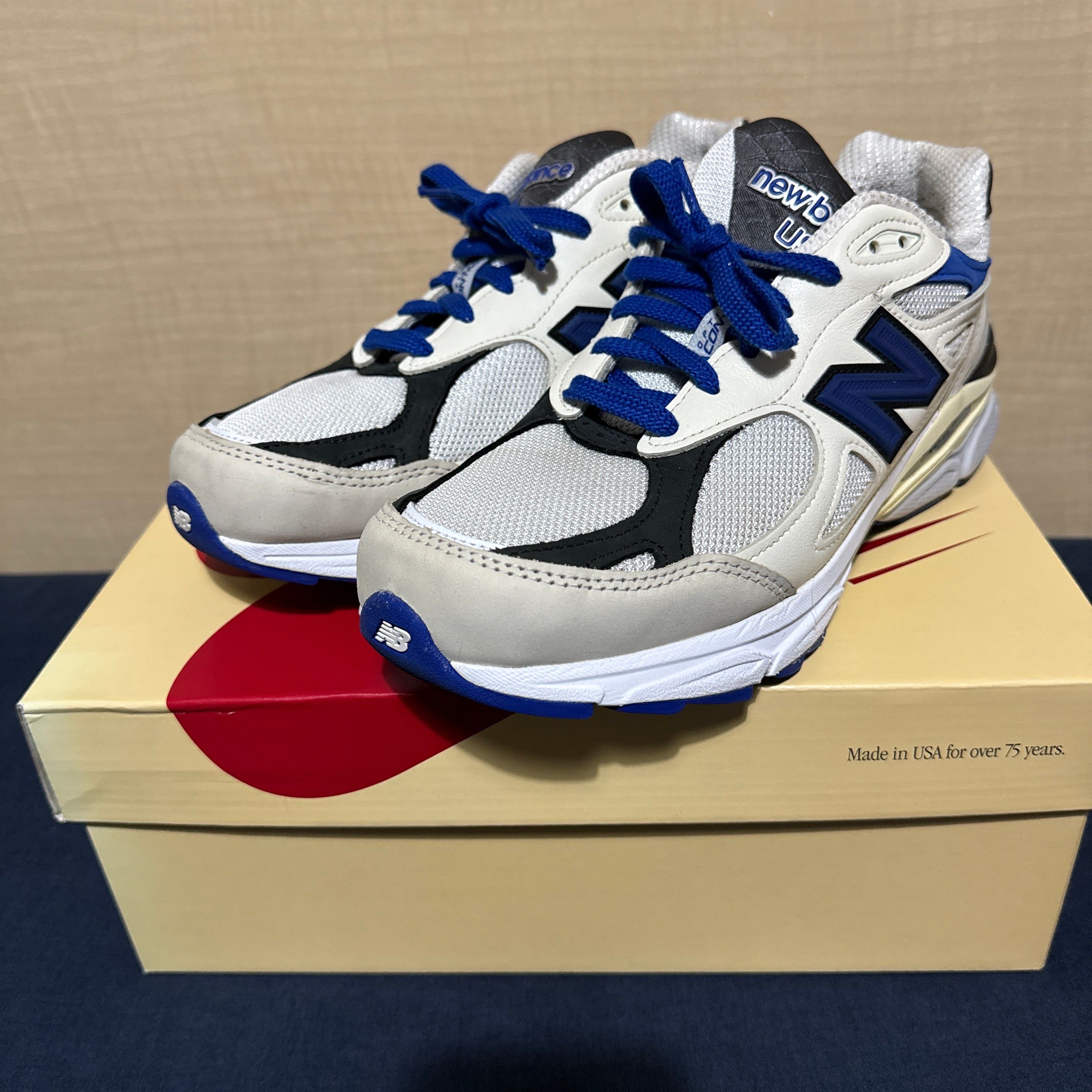 New Balance 990V3 "White/Navy"