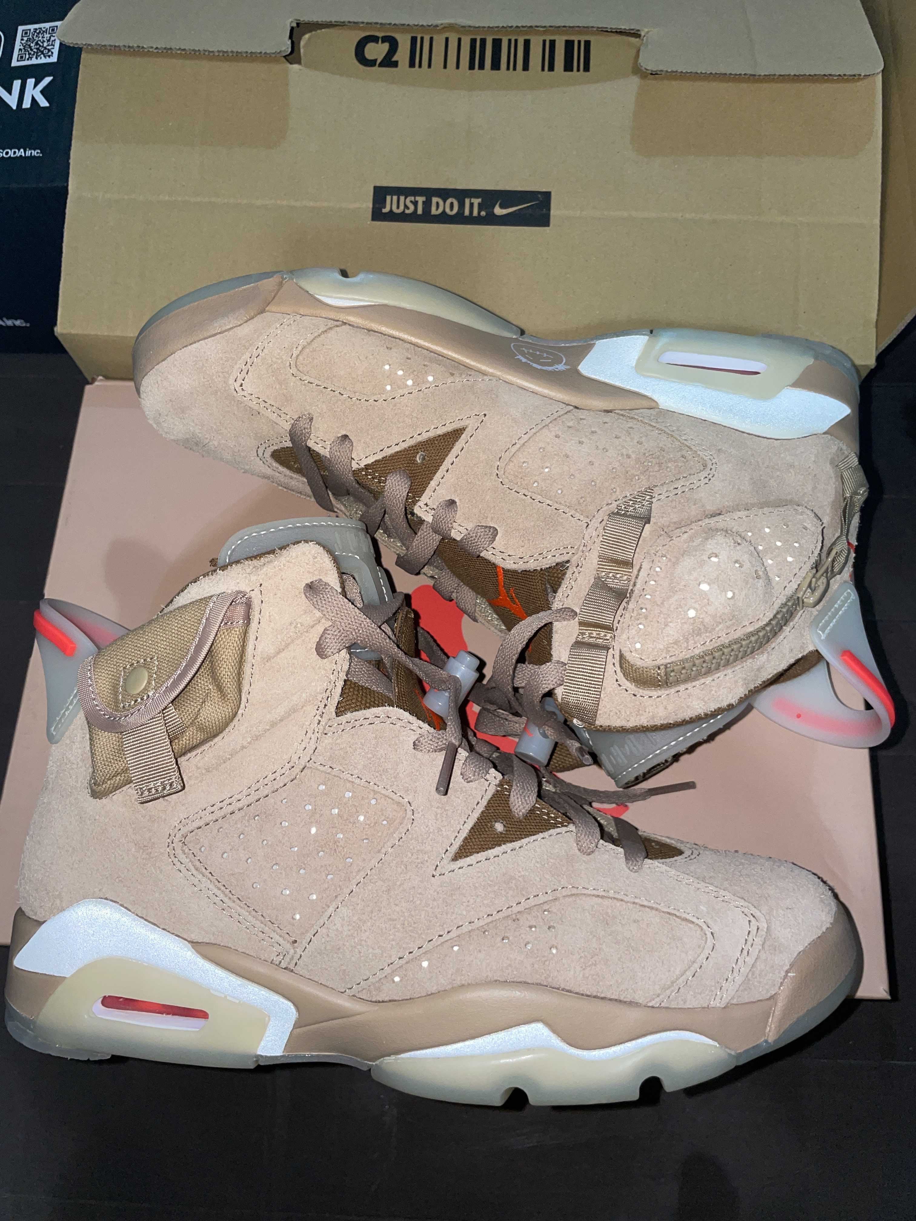 Travis Scott × Nike Air Jordan 6 "British Khaki"