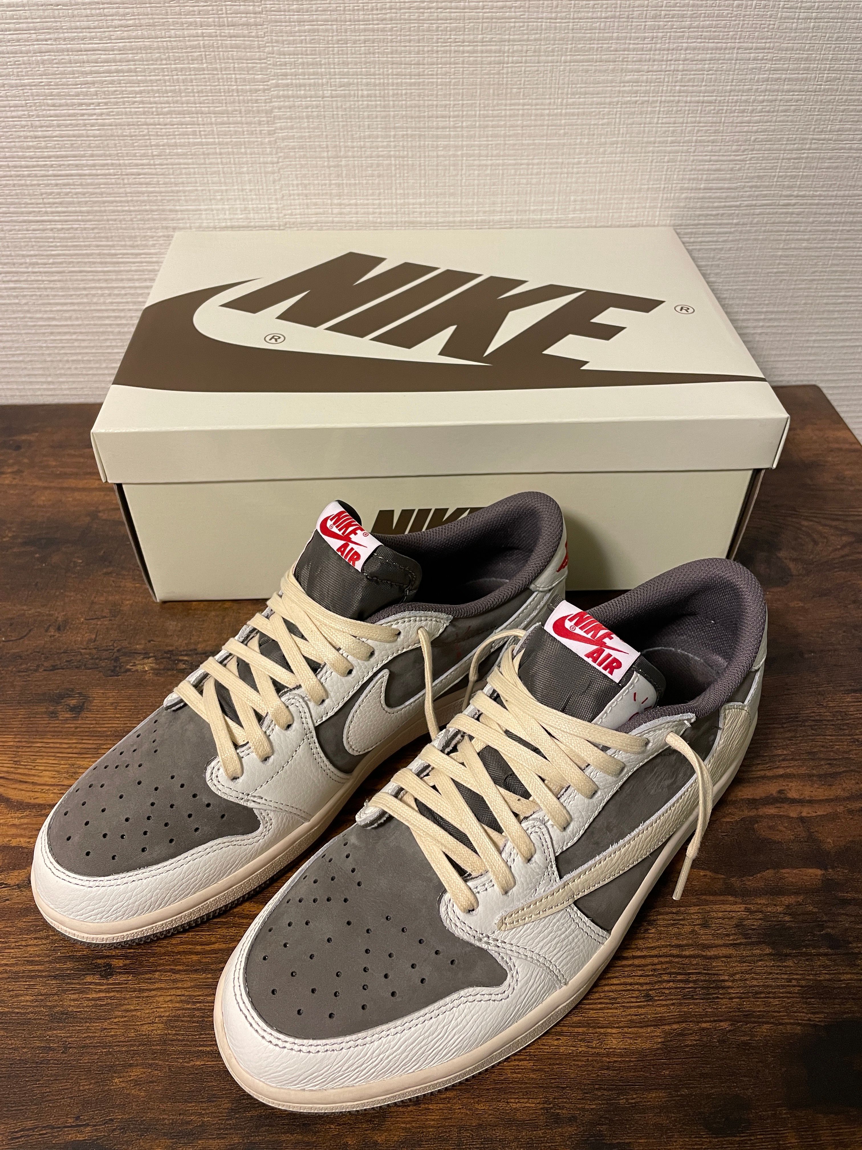 Travis Scott × Nike Air Jordan 1 Low OG SP "Reverse Mocha/Sail and Ridgerock"
