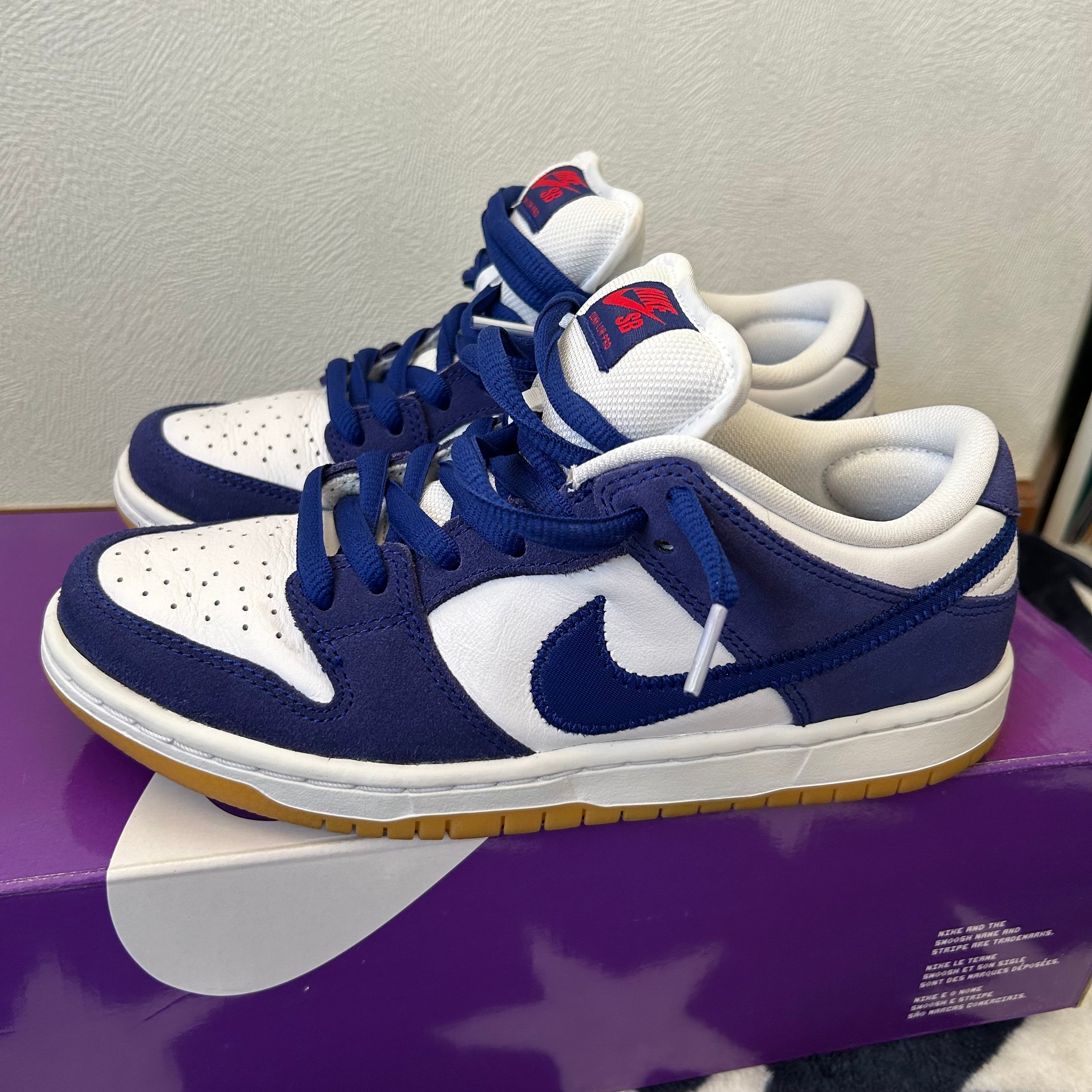 Nike SB Dunk Low "Los Angeles Dodgers/Deep Royal Blue"