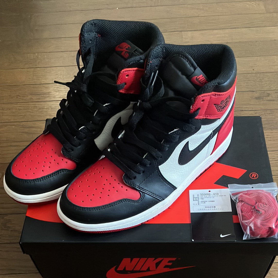 Nike Air Jordan 1 Retro High OG "Bred Toe"