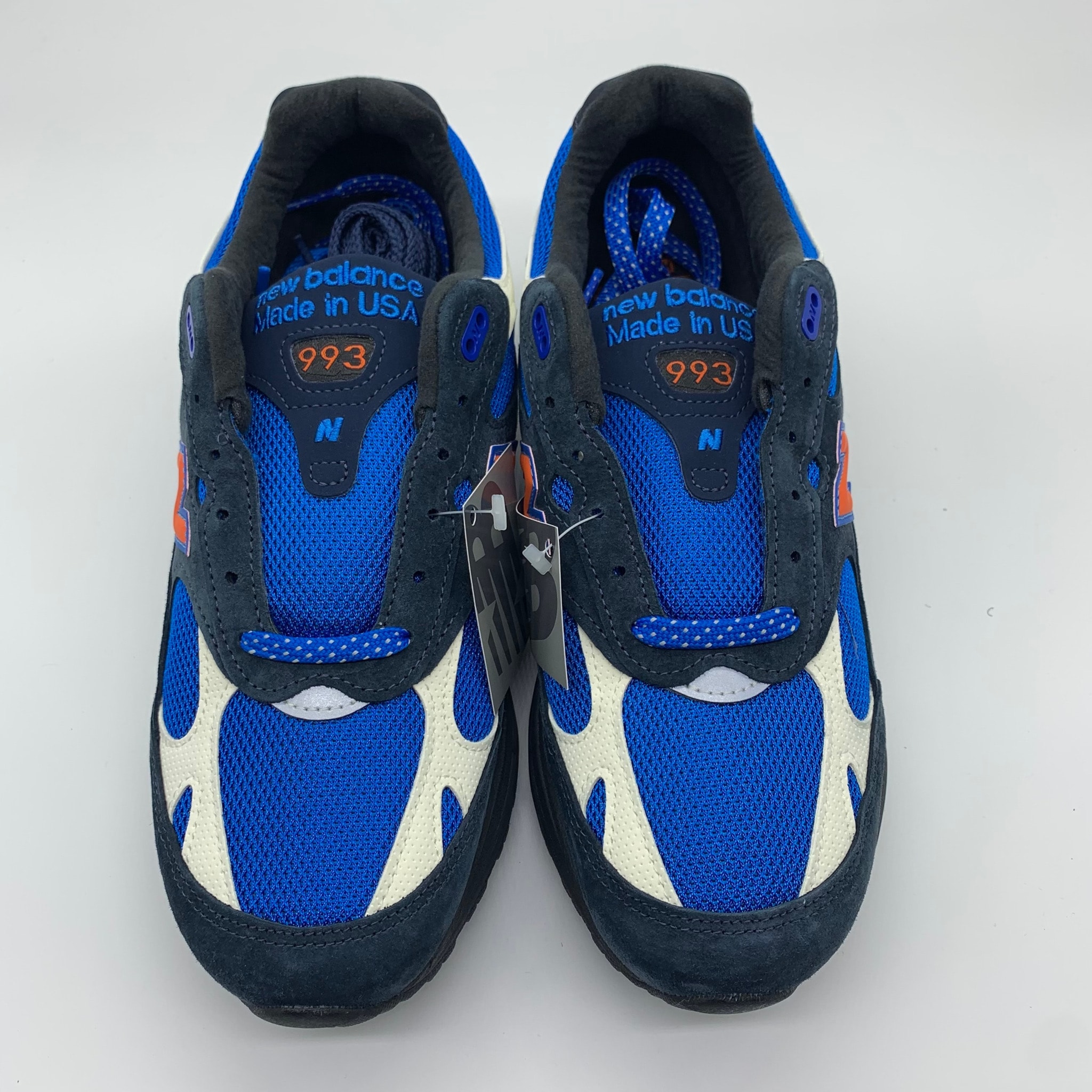 KITH × New Balance 993 Madison Square Garden "Navy/Princess Blue"
