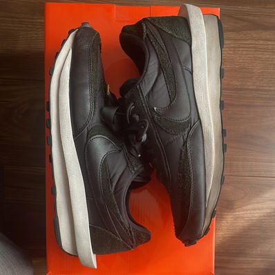 sacai × Nike LDV Waffle "Triple Black"