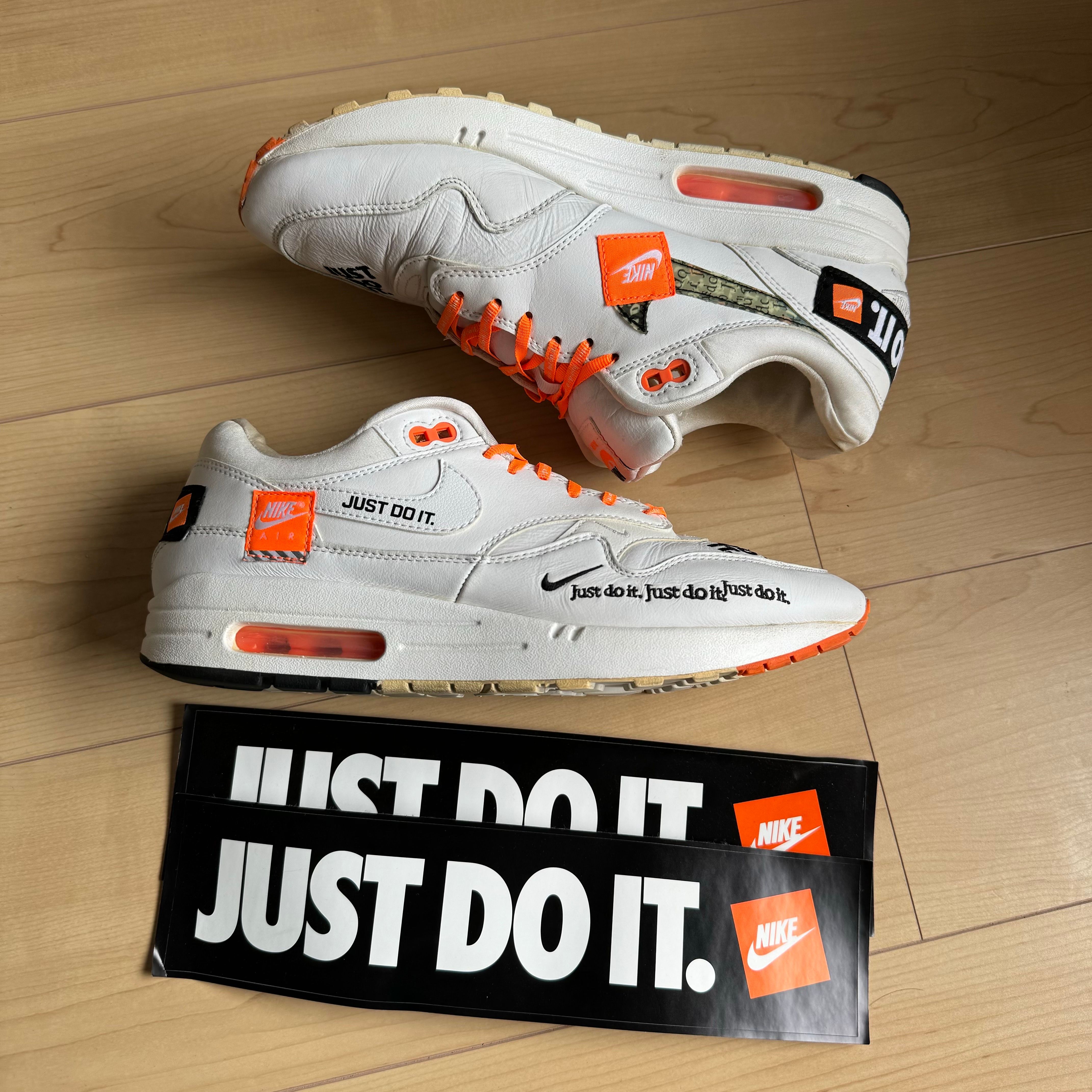 NIKE Women's AIR MAX 1 "WHITE JUST DO IT COLLECTION"