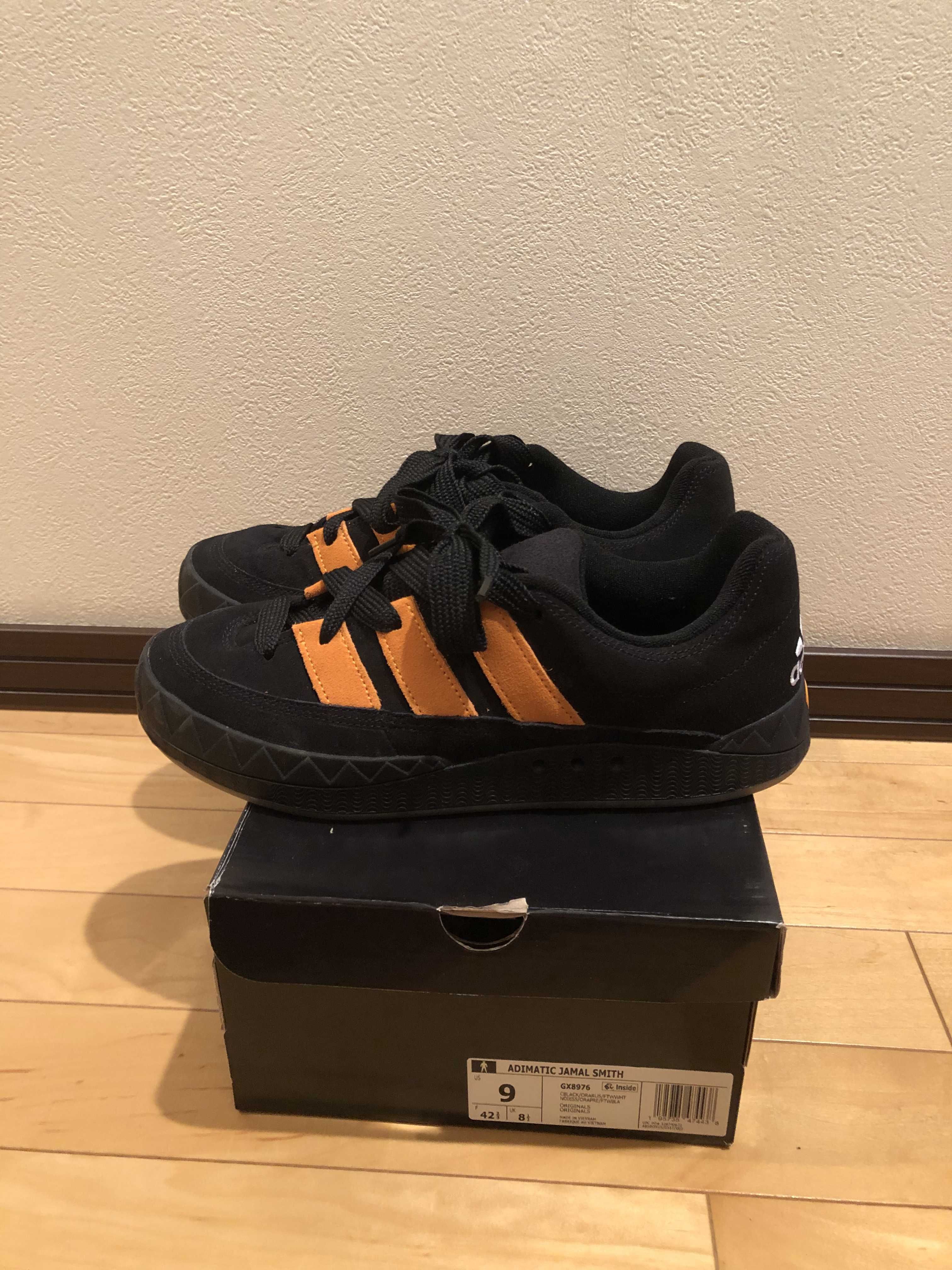Jamal Smith × adidas Adimatic "Core Black/Orange Rush"