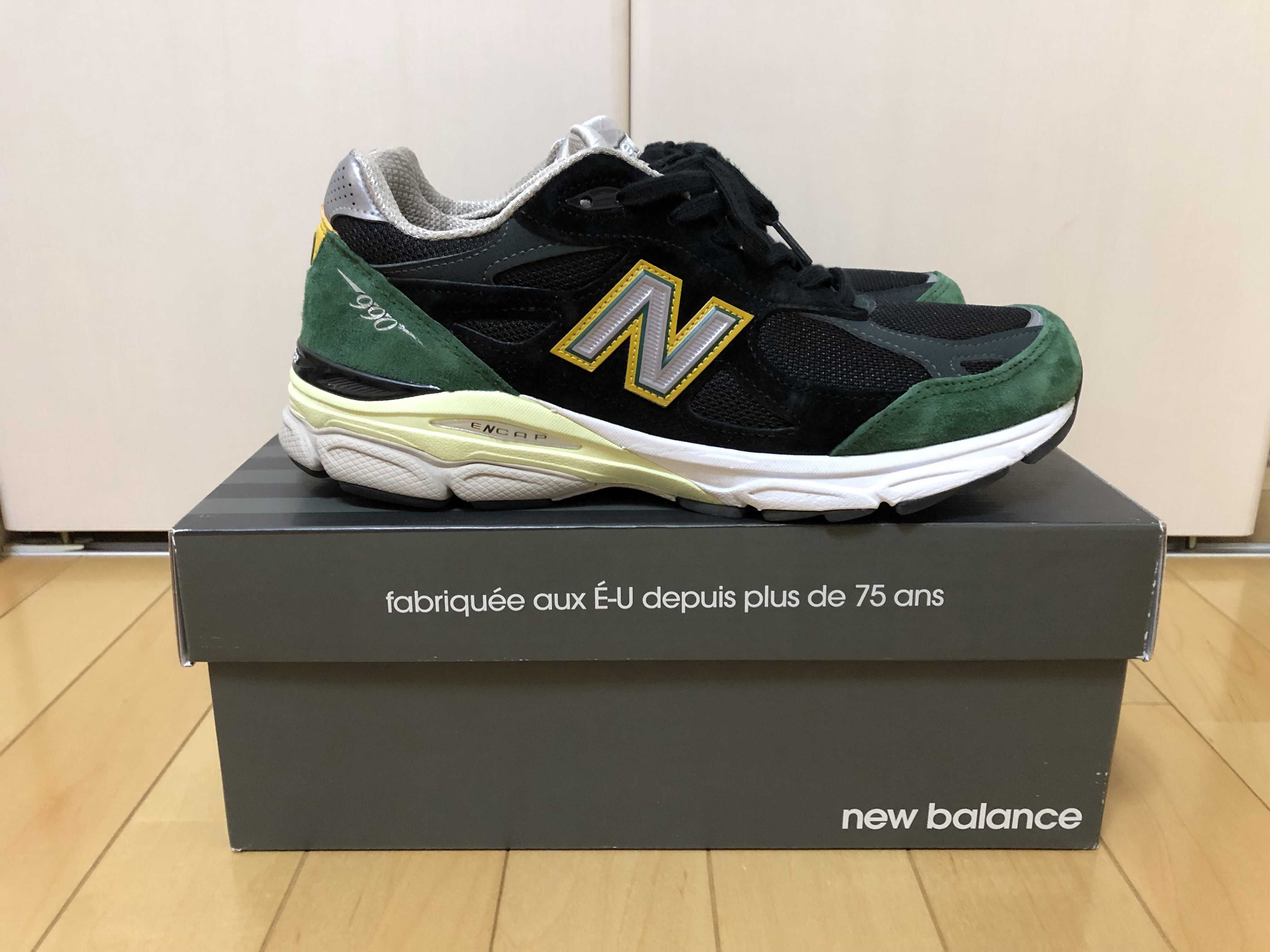 New Balance 990V3 "Black/Green/Yellow"