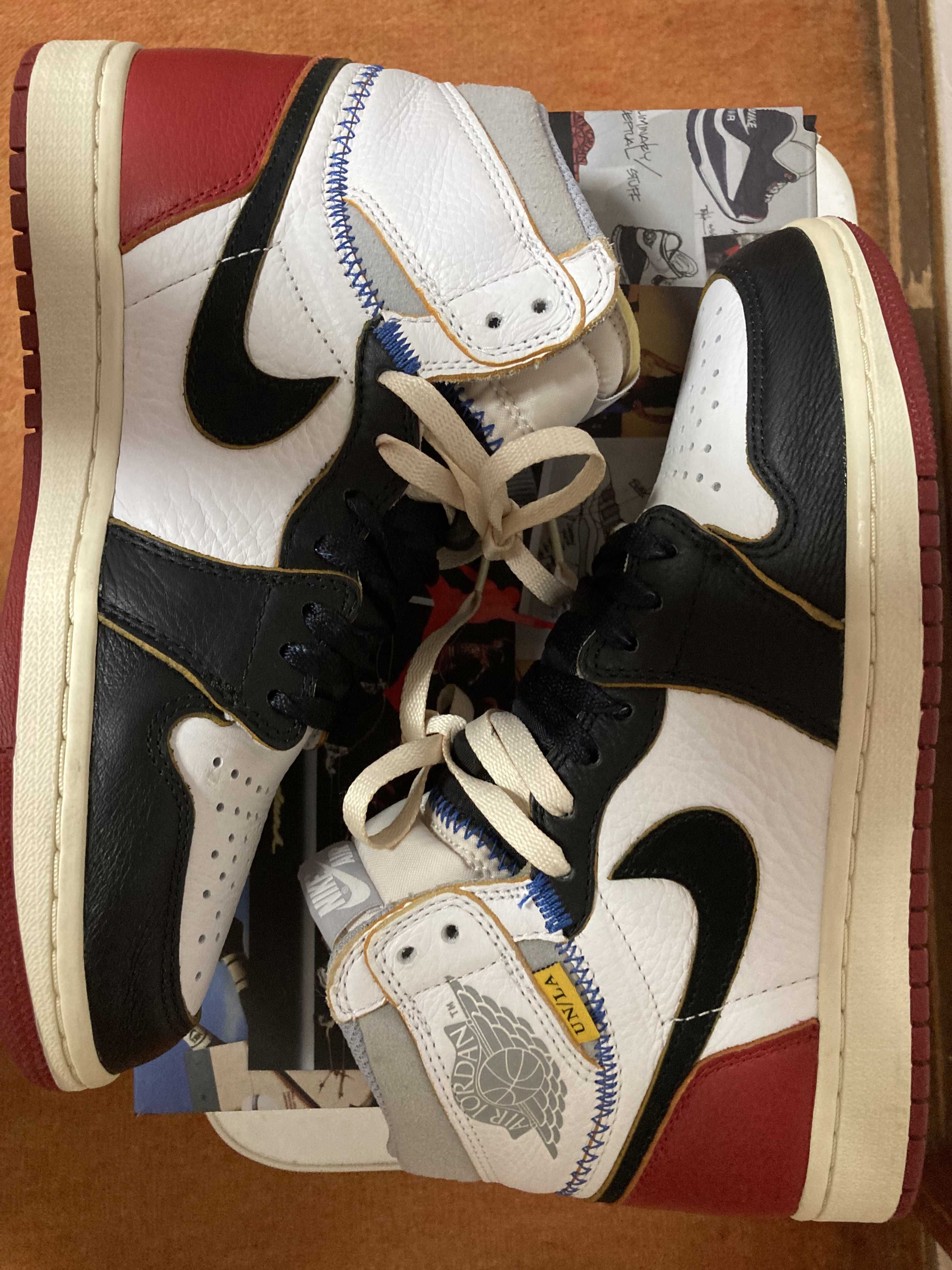 UNION × Nike Air Jordan 1 Retro High OG NRG "Varsity Red/Wolf Grey"