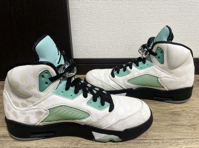 Nike Air Jordan 5 "White/Black/Island Green"