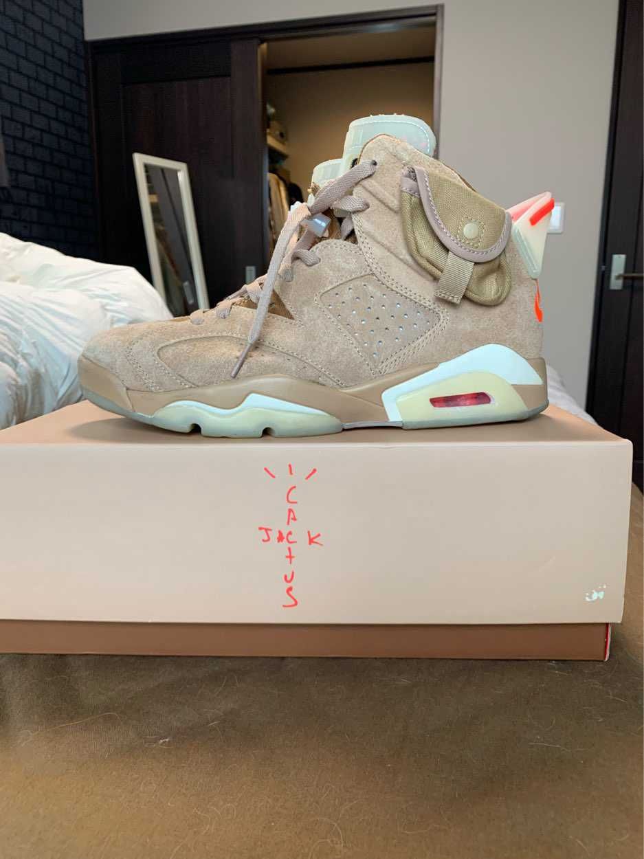 Travis Scott × Nike Air Jordan 6 "British Khaki"